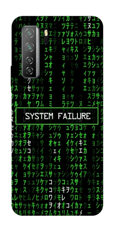 Чехол на Huawei Nova 7 SE Matrix system failure фото 1 Чехол на Huawei Nova 7 SE Matrix system failure фото 1 из 1