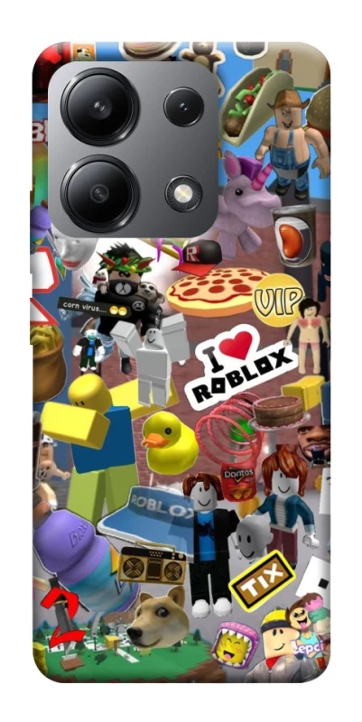 Чохол на Xiaomi Redmi Note 13 4G Roblox collage ver.5 фото 1 з 1
