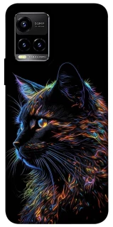 Чехол на Vivo Y21 / Y33s Черный кот фото 1 из 1