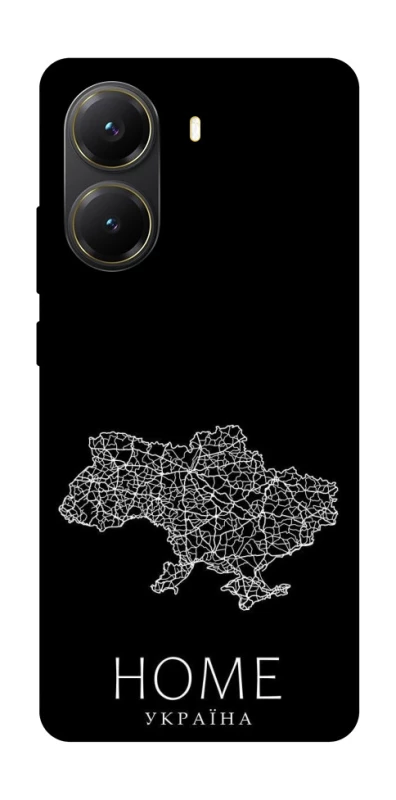 Чохол на Xiaomi Poco X7 Pro Ukraine black map фото 1 з 1