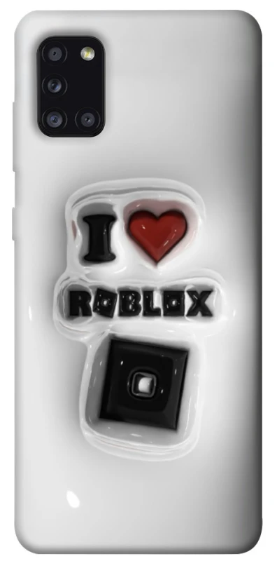 Чохол на Samsung Galaxy A31 I love Roblox фото 1 з 1