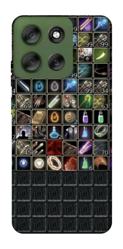 Чехол на Motorola Moto G56 5G Inventory menu ver.2 фото 1 из 1