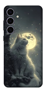 Чехол на Samsung Galaxy S25+ Кот под луной фото 1 из 1