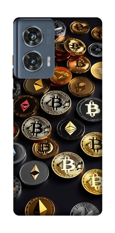 Чехол на Motorola Edge 50 Many coins фото 1 из 1