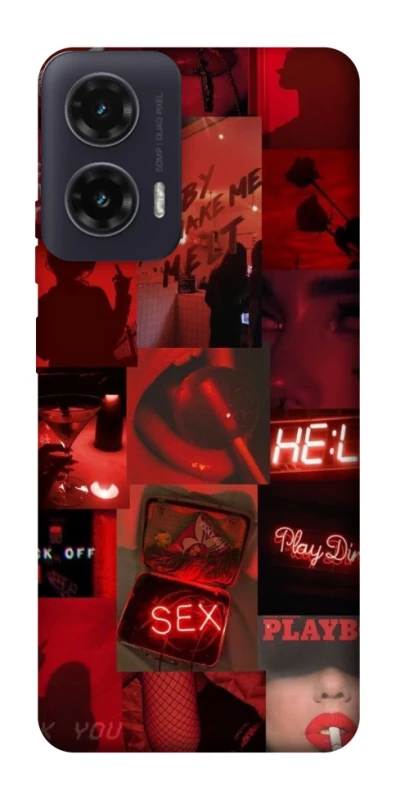 Чехол на Motorola Moto G35 Love collage ver.3 фото 1 из 1