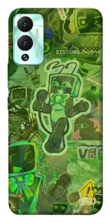 Чехол на Infinix Hot 12 Play Dandysworld tv green theme фото 1 из 1