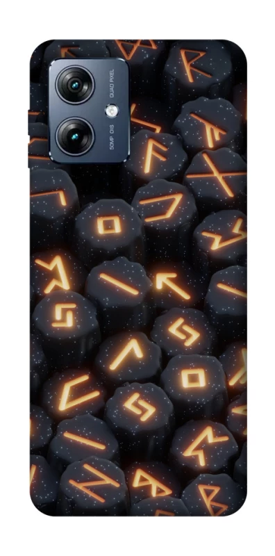 Чехол на Motorola Moto G54 Power Огненые руны фото 1 из 1