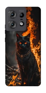 Чохол на Motorola Edge 50 Pro Вогняний кіт фото 1 з 1