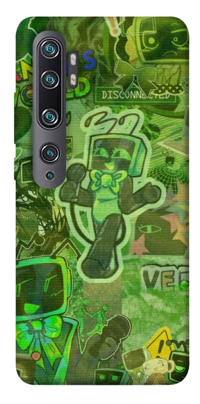 Чохол на Xiaomi Mi Note 10 / Note 10 Pro / Mi CC9 Pro Dandysworld tv green theme фото 1 з 1