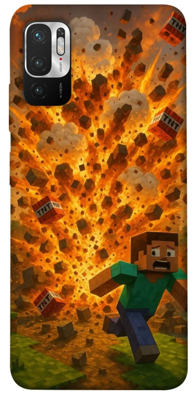 Чохол на Xiaomi Poco M3 Pro 4G / 5G Minecraft v7 фото 1 з 1