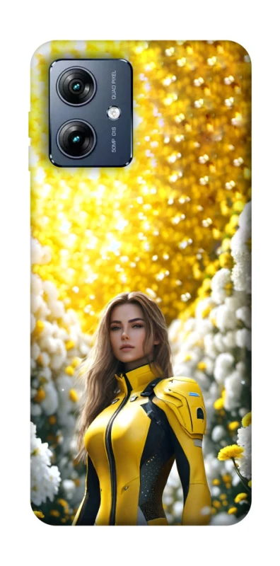 Чохол на Motorola Moto G54 Power Cyber space girl ver.2 фото 1 з 1