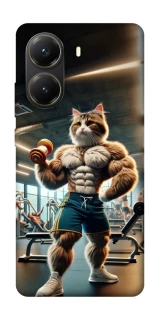 Чехол на Xiaomi Poco X7 Pro Качок кот фото 1 из 1