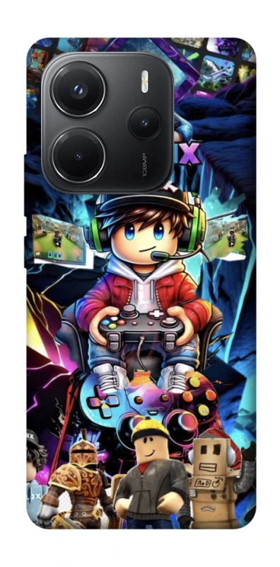 Чехол на Xiaomi Redmi Note 14 4G (Int. version) Roblox collage ver.4 фото 1 из 1