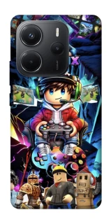 Чехол на Xiaomi Redmi Note 14 4G (Int. version) Roblox collage ver.4 фото 1 из 1