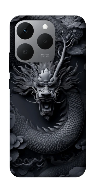 Чехол на Realme 15T black dragon фото 1 из 1
