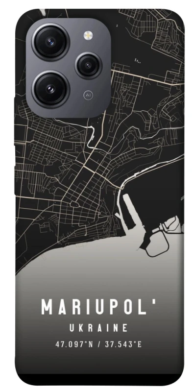 Чехол на Xiaomi Redmi 12 Mariupol map фото 1 из 1