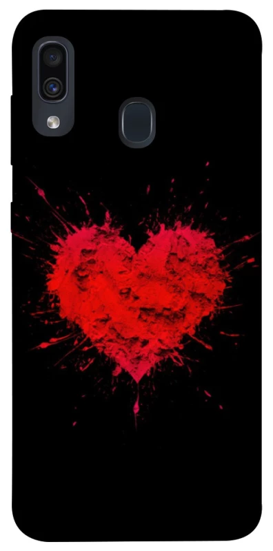 Чохол на Samsung Galaxy A20 / A30 Splash heart фото 1 з 1