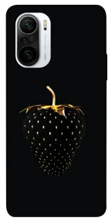 Чехол на Xiaomi Redmi K40 / K40 Pro / K40 Pro+ / Poco F3 Черная клубника фото 1 из 1