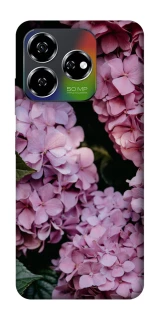 Чехол на ZTE Nubia V60 Розовые гартензии фото 1 из 1