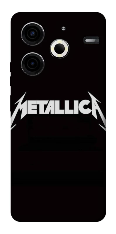 Чехол на TECNO Pova 6 Neo (LI6) Metallica logo фото 1 Чехол на TECNO Pova 6 Neo (LI6) Metallica logo фото 1 из 1