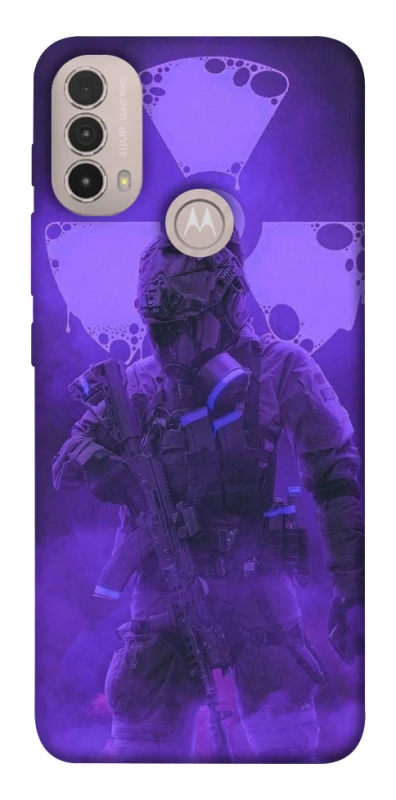 Чохол на Motorola Moto E40 Радіація v6 фото 1 з 1
