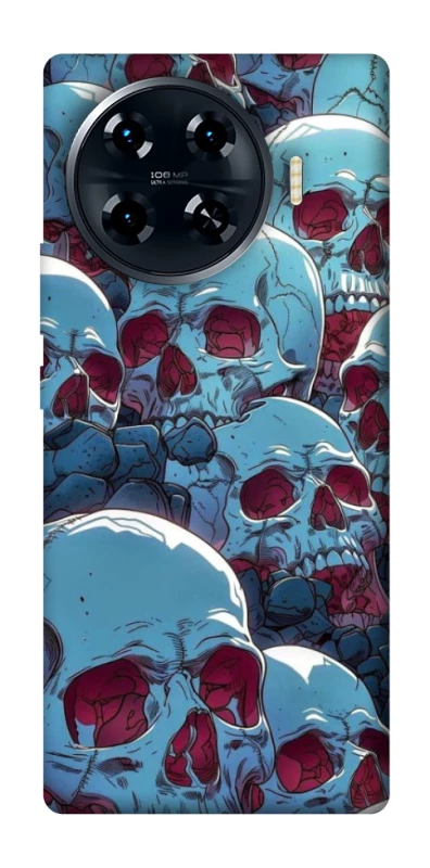 Чехол на TECNO Spark 20 Pro+ Skulls v2 фото 1 из 1