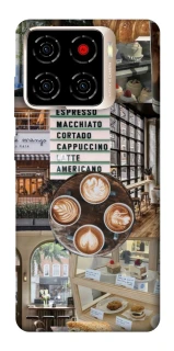 Чохол на ZTE Blade A56 Coffee collage ver.5 фото 1 з 1