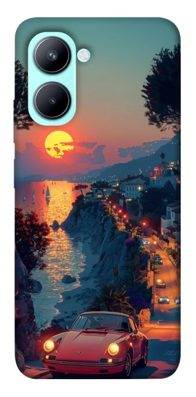 Чехол на Realme C33 Porsche sunrise фото 1 из 1
