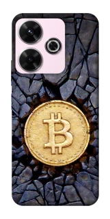 Чохол на Xiaomi Redmi 13 4G Bitcoin cracks фото 1 з 1