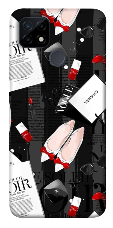 Чехол на Realme C21Y Fashion collage ver.4 фото 1 из 1