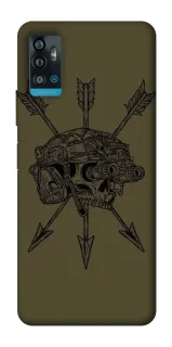 Чехол на ZTE Blade A71 Mil skull фото 1 из 1