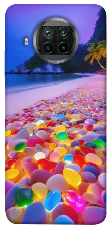 Чохол на Xiaomi Mi 10T Lite / Redmi Note 9 Pro 5G Каміння світиться на березі фото 1 з 1