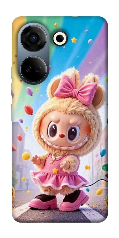 Чохол на TECNO Camon 20 Pro (CK7n) Labubu rainbow фото 1 з 1