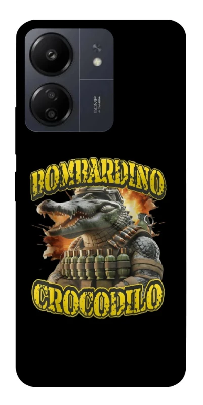 Чохол на Xiaomi Redmi 13C Bombardino Crocodilo фото 1 з 1