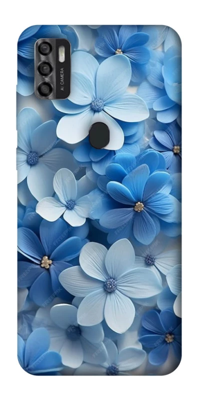 Чохол на ZTE Blade A7s (2020) Сині квіти фото 1 з 1