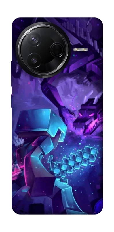 Чохол на Infinix Note 50 Pro Minecraft dragon фото 1 з 1