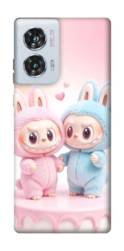 Чохол на Motorola Edge 50 Fusion Labubu Twins фото 1 з 1