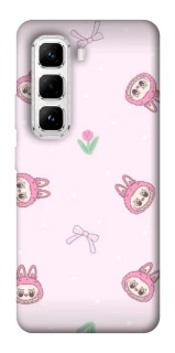 Чохол на Infinix Hot 50 Pro Labubu Flower фото 1 з 1