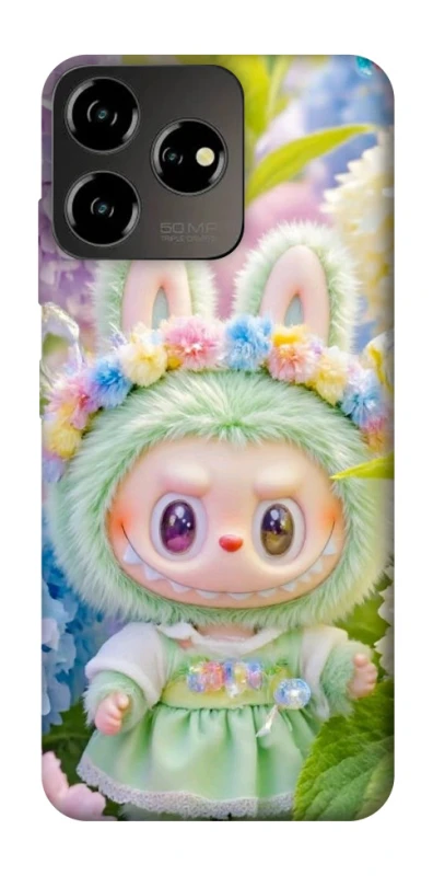 Чохол на ZTE Blade V50 Design 4G Labubu & Flowers ver.2 фото 1 з 1