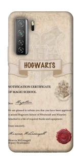 Чохол на Huawei Nova 7 SE The Hogwarts acceptance letter фото 1 з 1