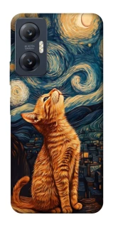 Чехол на Infinix Hot 20 5G van gogh cat фото 1 Чехол на Infinix Hot 20 5G van gogh cat фото 1 из 1