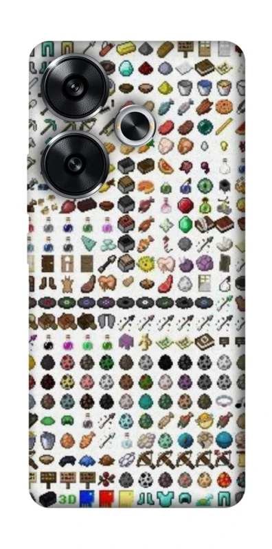 Чохол на Xiaomi Poco F6 Minecraft v2 фото 1 з 1