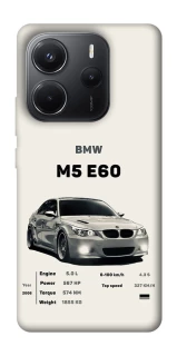 Чохол на Xiaomi Redmi Note 14 4G (Int. version) BMW M5 E60 фото 1 з 1