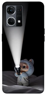 Чохол на Oppo Reno 7 4G Labubu with flashlight ver.3 фото 1 з 1
