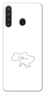 Чохол на Samsung Galaxy A21 Ukraine map фото 1 з 1