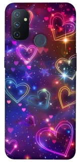 Чохол на OnePlus Nord N100 Drawn hearts фото 1 з 1