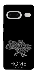 Чохол на Google Pixel 7 Ukraine black map фото 1 з 1
