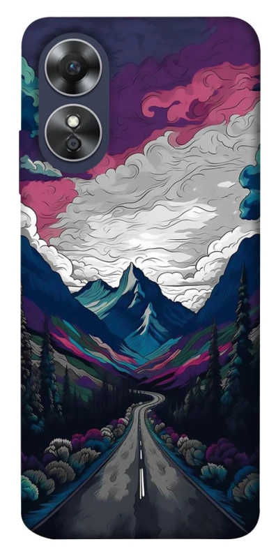 Чохол на Oppo A17 Намальовані гори фото 1 з 1