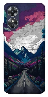 Чехол на Oppo A17 Нарисованные горы фото 1 из 1