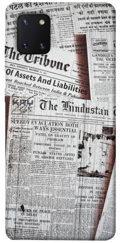 Чехол на Samsung Galaxy Note 10 Lite (A81) Газеты фото 1 из 1